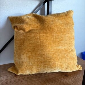 World market gold throw pillow